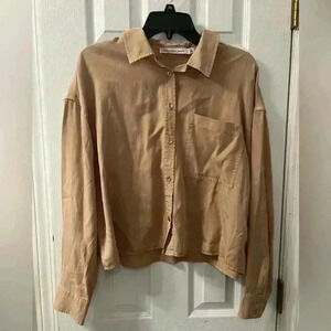 Calvin Klein Jeans Button Up Blouse Size Large Women’s